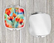 Load image into Gallery viewer, Wyoming Indian Paintbrush in Watercolor Compact Mirror