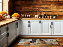 Load image into Gallery viewer, Affenpinscher Fall Kitchen Pumpkins Runner Mat 28x58