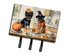 Load image into Gallery viewer, Affenpinscher Fall Kitchen Pumpkins Leash or Key Holder