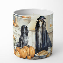 Load image into Gallery viewer, Afghan Hound Fall Kitchen Pumpkins Decorative Soy Candle