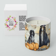 Load image into Gallery viewer, Afghan Hound Fall Kitchen Pumpkins Decorative Soy Candle