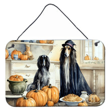 Load image into Gallery viewer, Afghan Hound Fall Kitchen Pumpkins Wall or Door Hanging Prints