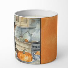 Load image into Gallery viewer, Airedale Terrier Fall Kitchen Pumpkins Decorative Soy Candle