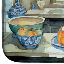 Load image into Gallery viewer, Akita Fall Kitchen Pumpkins Dish Drying Mat