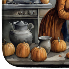 Load image into Gallery viewer, American Eskimo Fall Kitchen Pumpkins Dish Drying Mat