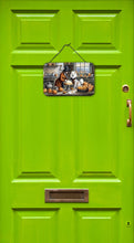 Load image into Gallery viewer, American Eskimo Fall Kitchen Pumpkins Wall or Door Hanging Prints