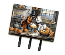 Load image into Gallery viewer, American Eskimo Fall Kitchen Pumpkins Leash or Key Holder