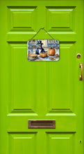 Load image into Gallery viewer, Pit Bull Terrier Fall Kitchen Pumpkins Wall or Door Hanging Prints
