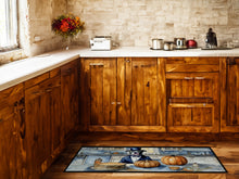 Load image into Gallery viewer, Pit Bull Terrier Fall Kitchen Pumpkins Runner Mat 28x58