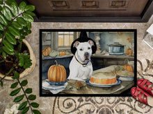Load image into Gallery viewer, Pit Bull Terrier Fall Kitchen Pumpkins Doormat - 24x36 Decorative Floor Mat – Indoor/Outdoor Rug with Artistic Flair