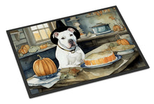 Load image into Gallery viewer, Pit Bull Terrier Fall Kitchen Pumpkins Doormat - 24x36 Decorative Floor Mat – Indoor/Outdoor Rug with Artistic Flair