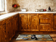 Load image into Gallery viewer, Pit Bull Terrier Fall Kitchen Pumpkins Runner Mat 28x58