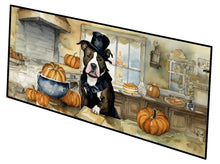 Load image into Gallery viewer, Pit Bull Terrier Fall Kitchen Pumpkins Runner Mat 28x58