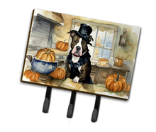 Load image into Gallery viewer, Pit Bull Terrier Fall Kitchen Pumpkins Leash or Key Holder