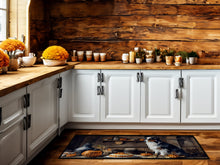 Load image into Gallery viewer, Australian Shepherd Fall Kitchen Pumpkins Runner Mat 28x58