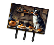 Load image into Gallery viewer, Australian Shepherd Fall Kitchen Pumpkins Leash or Key Holder