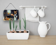Load image into Gallery viewer, Australian Terrier Fall Kitchen Pumpkins Wall or Door Hanging Prints