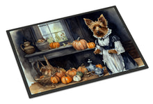 Load image into Gallery viewer, Australian Terrier Fall Kitchen Pumpkins Doormat - 24x36 Decorative Floor Mat – Indoor/Outdoor Rug with Artistic Flair