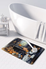 Load image into Gallery viewer, Australian Terrier Fall Kitchen Pumpkins Memory Foam Kitchen Mat