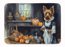 Load image into Gallery viewer, Australian Terrier Fall Kitchen Pumpkins Memory Foam Kitchen Mat