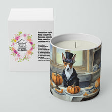 Load image into Gallery viewer, Basenji Fall Kitchen Pumpkins Decorative Soy Candle