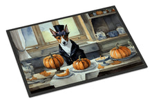 Load image into Gallery viewer, Basenji Fall Kitchen Pumpkins Doormat -  18x27 Decorative Floor Mat – Indoor/Outdoor Rug