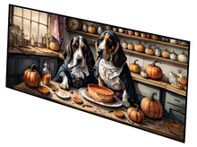 Load image into Gallery viewer, Basset Hound Fall Kitchen Pumpkins Runner Mat 28x58