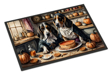 Load image into Gallery viewer, Basset Hound Fall Kitchen Pumpkins Doormat - 24x36 Decorative Floor Mat – Indoor/Outdoor Rug with Artistic Flair