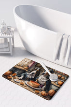 Load image into Gallery viewer, Basset Hound Fall Kitchen Pumpkins Memory Foam Kitchen Mat