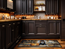 Load image into Gallery viewer, Beagle Fall Kitchen Pumpkins Runner Mat 28x58