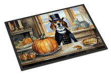 Load image into Gallery viewer, Beagle Fall Kitchen Pumpkins Doormat -  18x27 Decorative Floor Mat – Indoor/Outdoor Rug