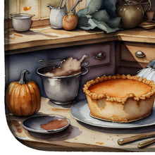 Load image into Gallery viewer, Bearded Collie Fall Kitchen Pumpkins Dish Drying Mat