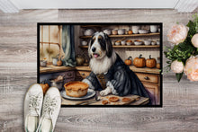 Load image into Gallery viewer, Bearded Collie Fall Kitchen Pumpkins Doormat -  18x27 Decorative Floor Mat – Indoor/Outdoor Rug