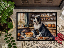 Load image into Gallery viewer, Bearded Collie Fall Kitchen Pumpkins Doormat -  18x27 Decorative Floor Mat – Indoor/Outdoor Rug