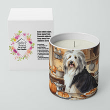 Load image into Gallery viewer, Bearded Collie Fall Kitchen Pumpkins Decorative Soy Candle