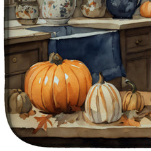 Load image into Gallery viewer, Belgian Malinois Fall Kitchen Pumpkins Dish Drying Mat