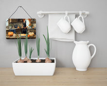 Load image into Gallery viewer, Belgian Malinois Fall Kitchen Pumpkins Wall or Door Hanging Prints