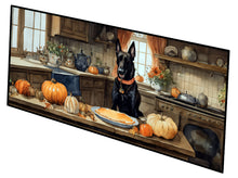 Load image into Gallery viewer, Belgian Malinois Fall Kitchen Pumpkins Runner Mat 28x58