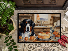Load image into Gallery viewer, Bernese Mountain Dog Fall Kitchen Pumpkins Doormat - 24x36 Decorative Floor Mat – Indoor/Outdoor Rug with Artistic Flair
