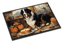 Load image into Gallery viewer, Bernese Mountain Dog Fall Kitchen Pumpkins Doormat - 24x36 Decorative Floor Mat – Indoor/Outdoor Rug with Artistic Flair