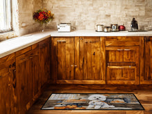 Load image into Gallery viewer, Bichon Frise Fall Kitchen Pumpkins Runner Mat 28x58