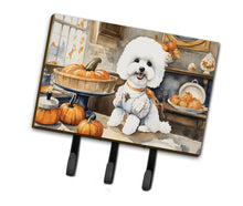 Load image into Gallery viewer, Bichon Frise Fall Kitchen Pumpkins Leash or Key Holder