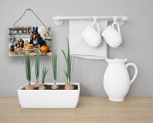 Load image into Gallery viewer, Bloodhound Fall Kitchen Pumpkins Wall or Door Hanging Prints