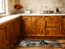 Load image into Gallery viewer, Bloodhound Fall Kitchen Pumpkins Runner Mat 28x58