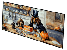 Load image into Gallery viewer, Bloodhound Fall Kitchen Pumpkins Runner Mat 28x58