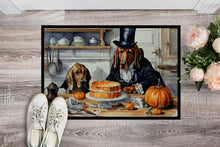 Load image into Gallery viewer, Bloodhound Fall Kitchen Pumpkins Doormat -  18x27 Decorative Floor Mat – Indoor/Outdoor Rug