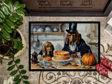 Load image into Gallery viewer, Bloodhound Fall Kitchen Pumpkins Doormat -  18x27 Decorative Floor Mat – Indoor/Outdoor Rug