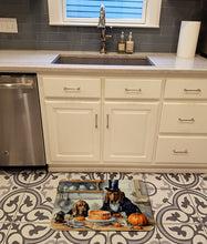 Load image into Gallery viewer, Bloodhound Fall Kitchen Pumpkins Memory Foam Kitchen Mat