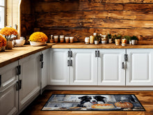 Load image into Gallery viewer, Border Collie Fall Kitchen Pumpkins Runner Mat 28x58