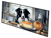Load image into Gallery viewer, Border Collie Fall Kitchen Pumpkins Runner Mat 28x58